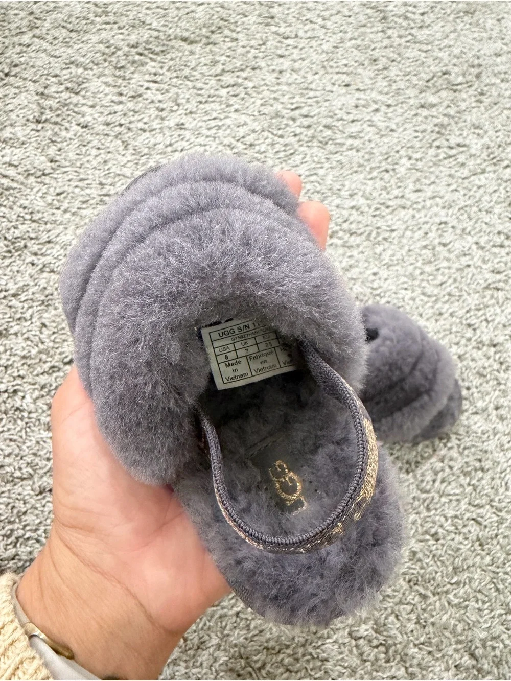UGG plush faux